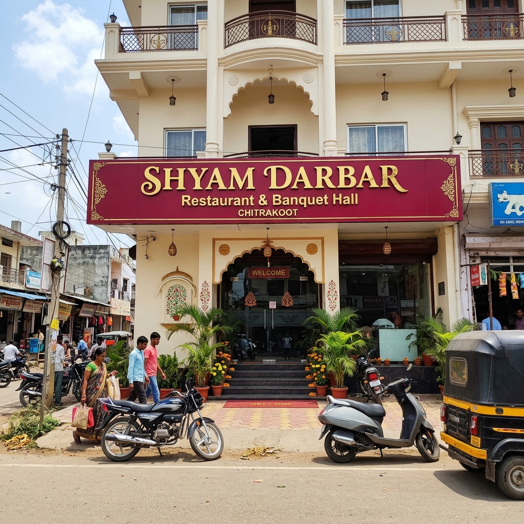 Shyam Darbar Restaurant Front Entrance